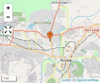 Area schools map